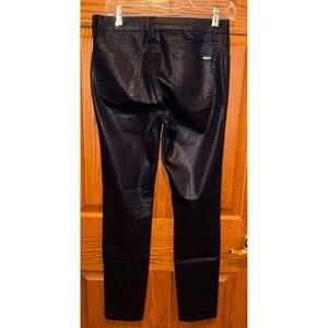 Vintage Cache Pants  Size 4 Blue  Y2K  straight leg stretch and shine 28" waist
